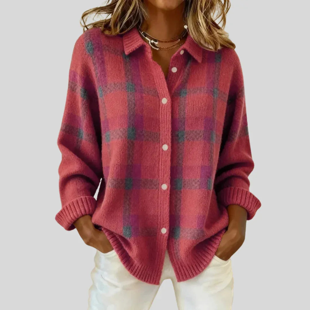 Daphnéa | Retro Chevron Sweater