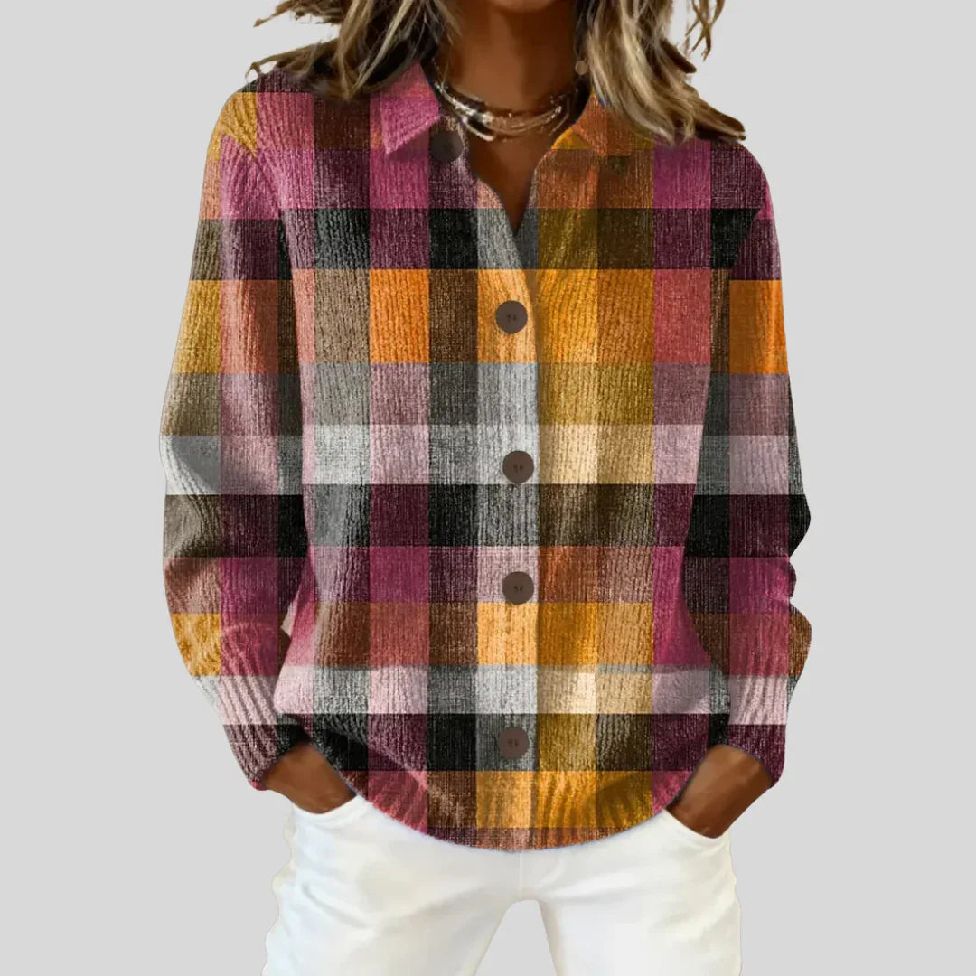 Élodine | Heritage Check Cardigan
