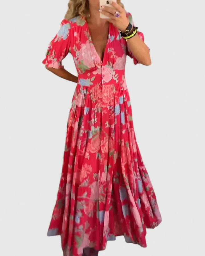 Brielle | Floral Dress - Sarah and Emma Portland