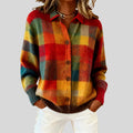Adrienne | Retro Checkered Cardigan