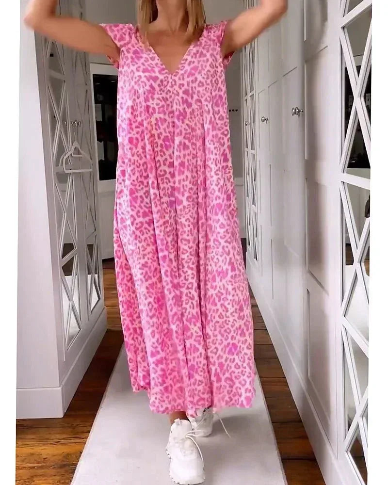 Glaiza | V-Neck Maxi Dress - Sarah and Emma Portland