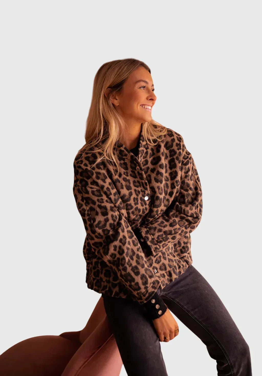 Elodie | Stylish Leopard Print Jacket - Sarah and Emma Portland
