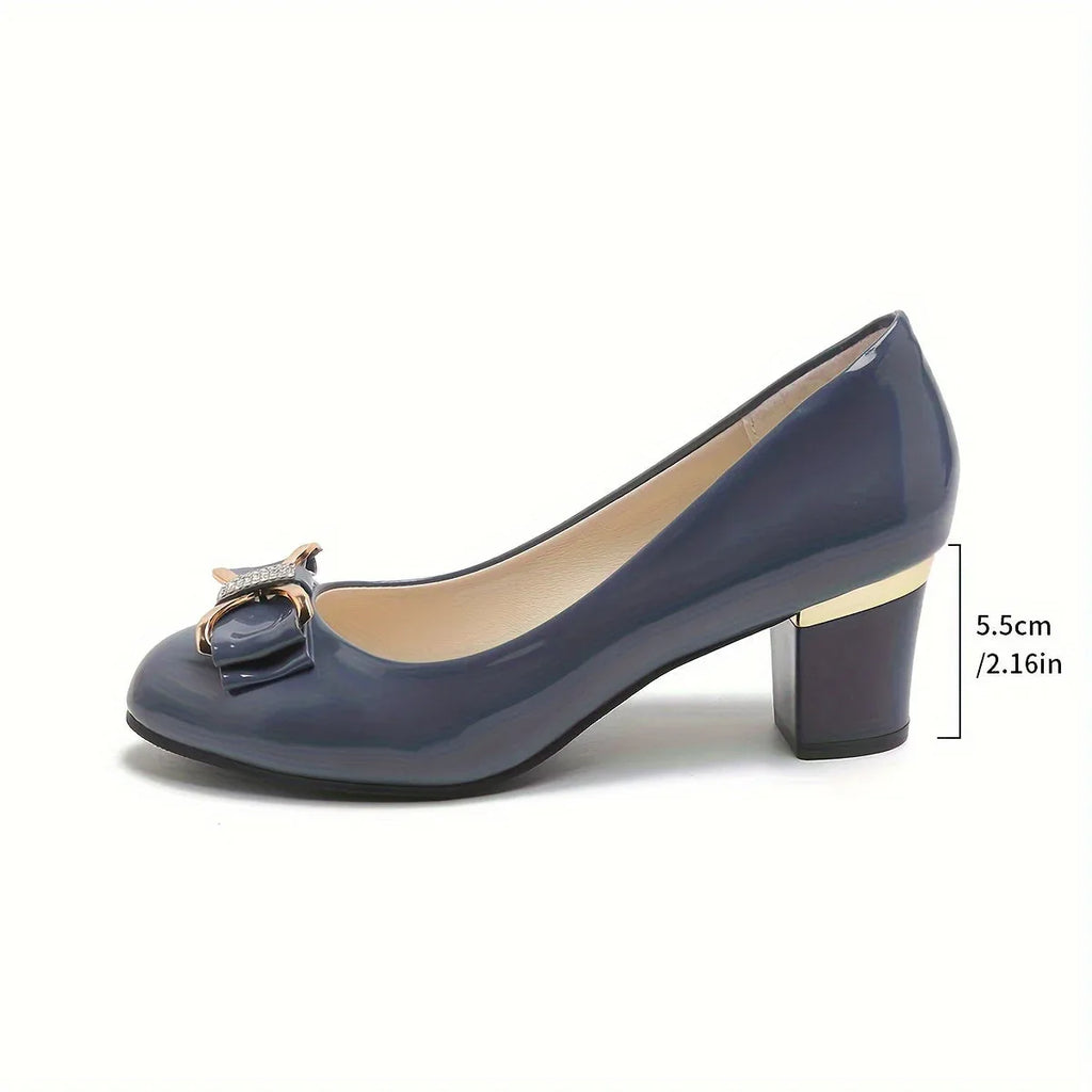 Evelyn | Classic Bow Heels