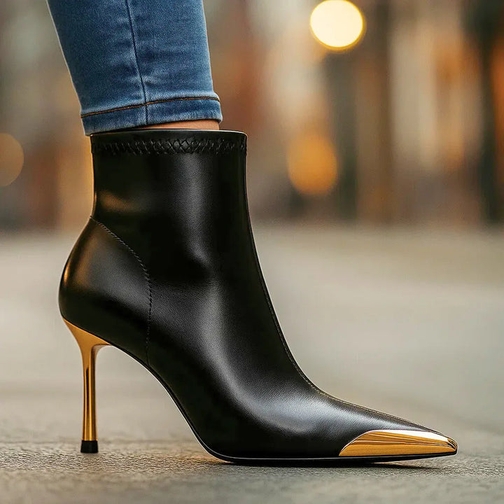 AVELINE GOLD-POINT BOOTS - Sarah and Emma Portland