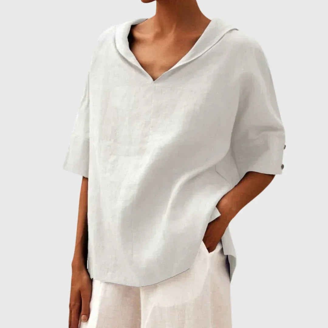 Joanna™ | Casual Loose-Fit Blouse - Sarah and Emma Portland