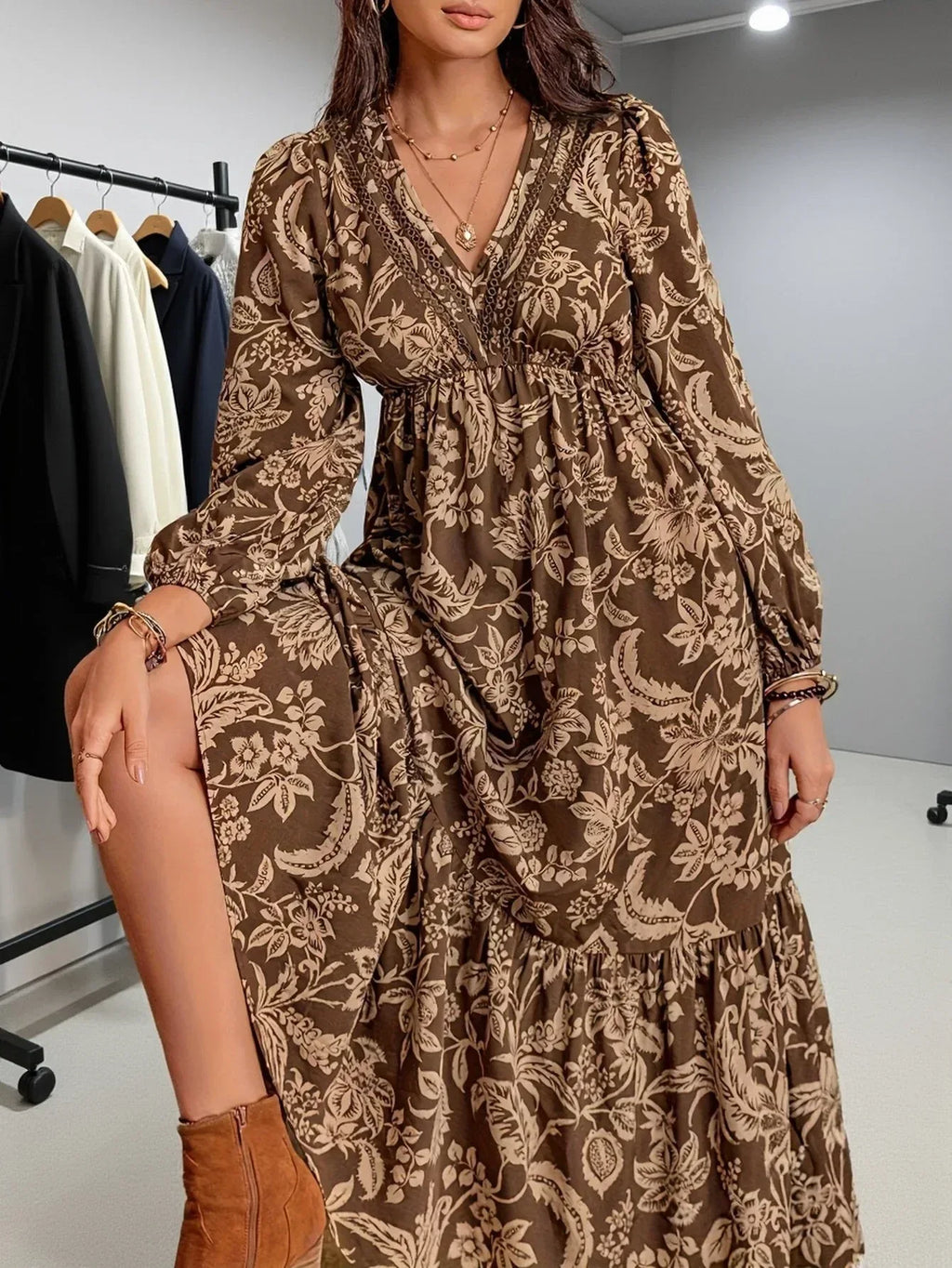 Aria | Floral Lace Dress - Sarah and Emma Portland