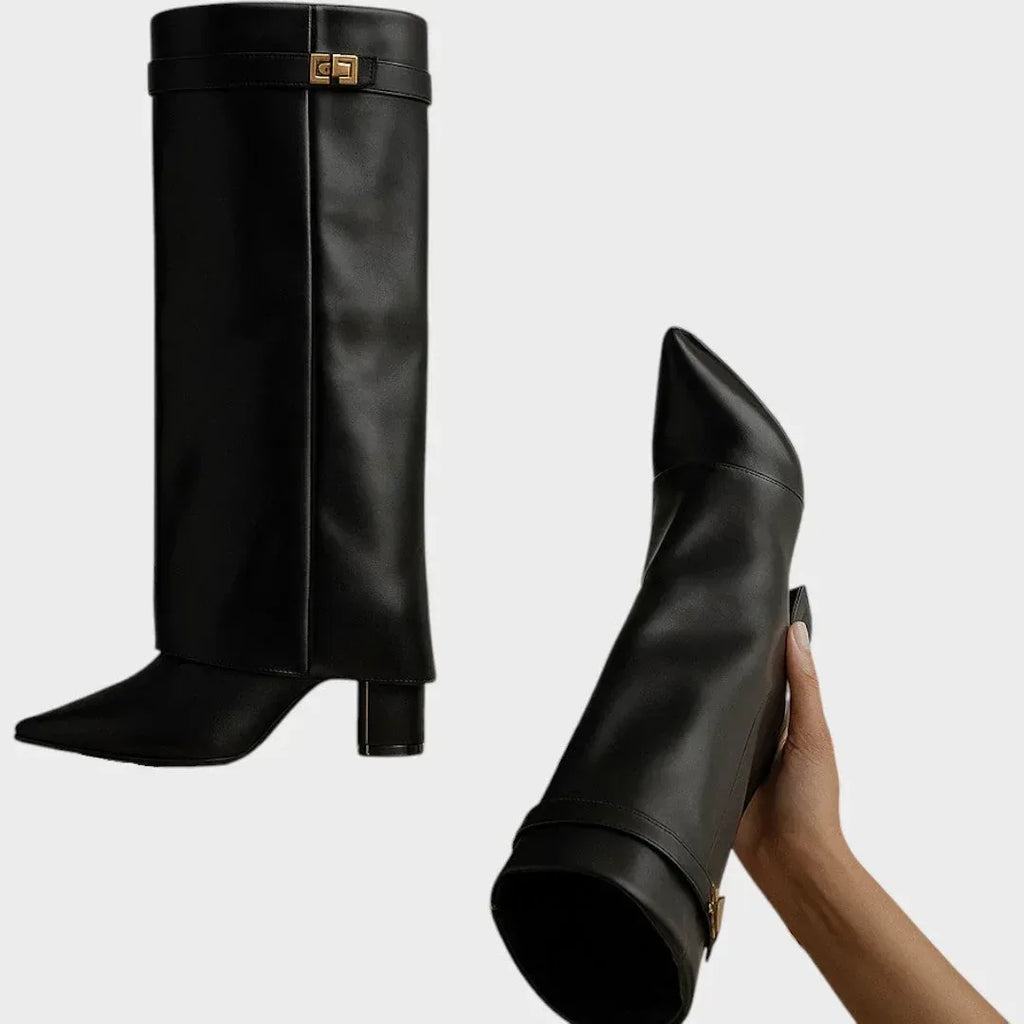 Luna | High Leather Boots - Sarah and Emma Portland