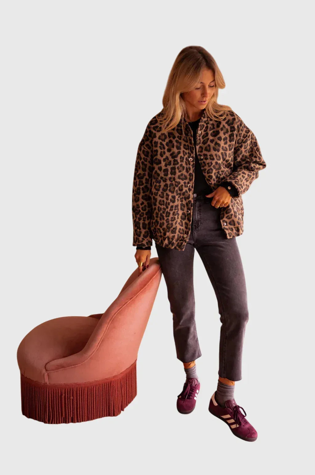 Elodie | Stylish Leopard Print Jacket - Sarah and Emma Portland