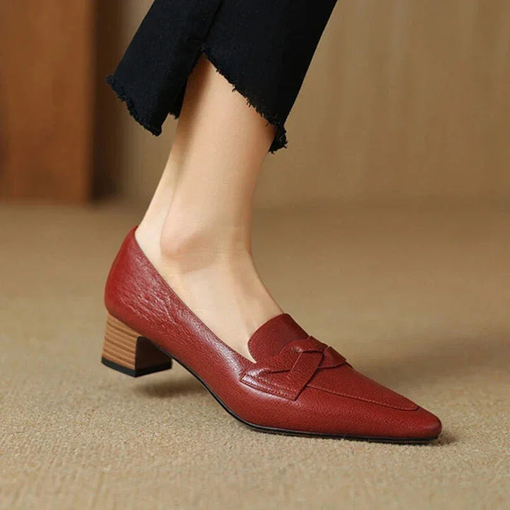 SOFIA GENUINE LEATHER LOAFERS - Sarah and Emma Portland