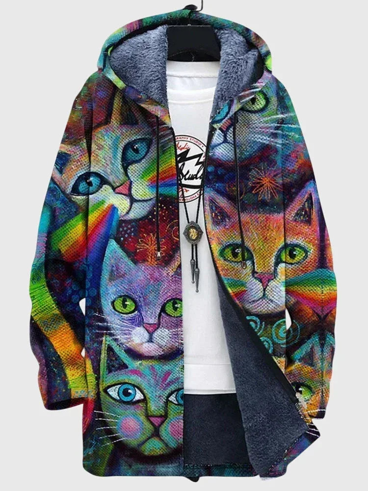 Anna™ - Jacket with artistic print - Sarah and Emma Portland