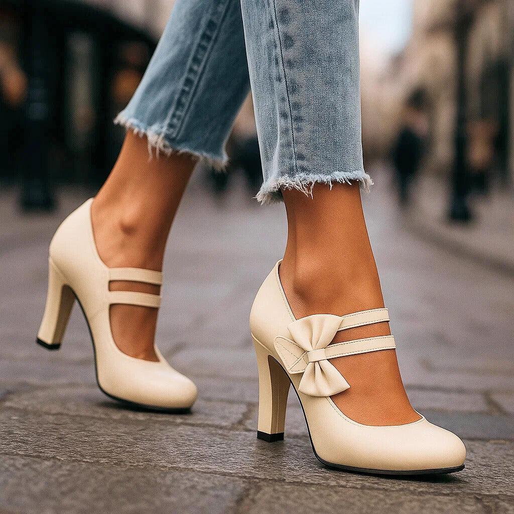 BELLA BOW HEELS - Sarah and Emma Portland