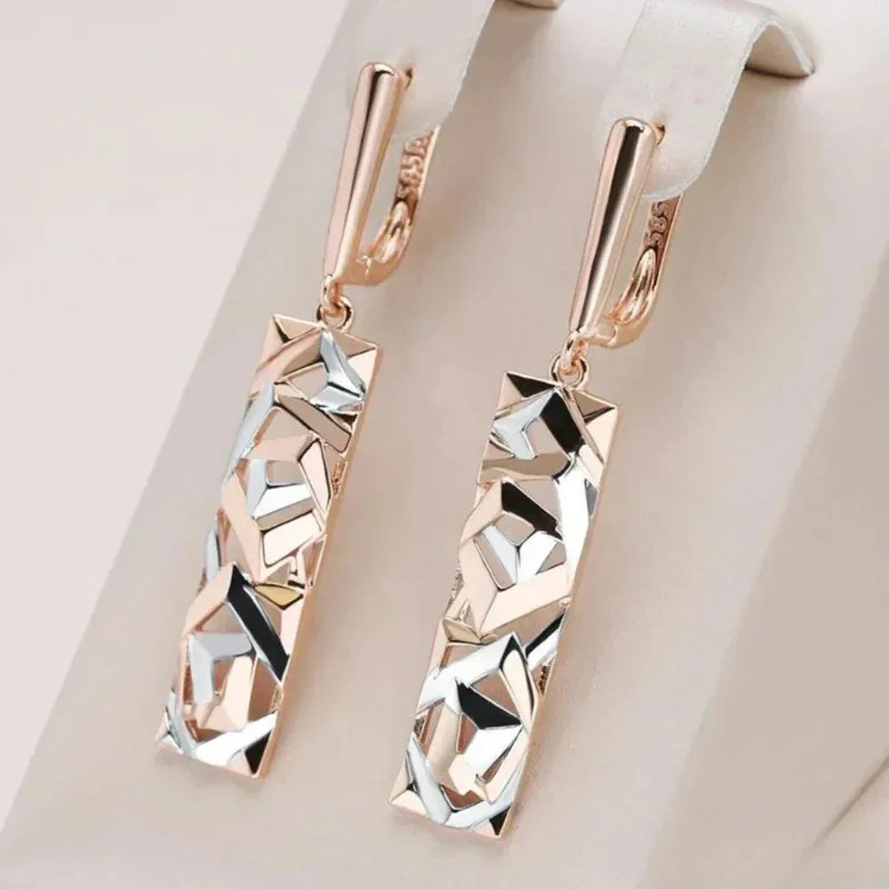 Elegant Rectangular Earrings - Sarah and Emma Portland