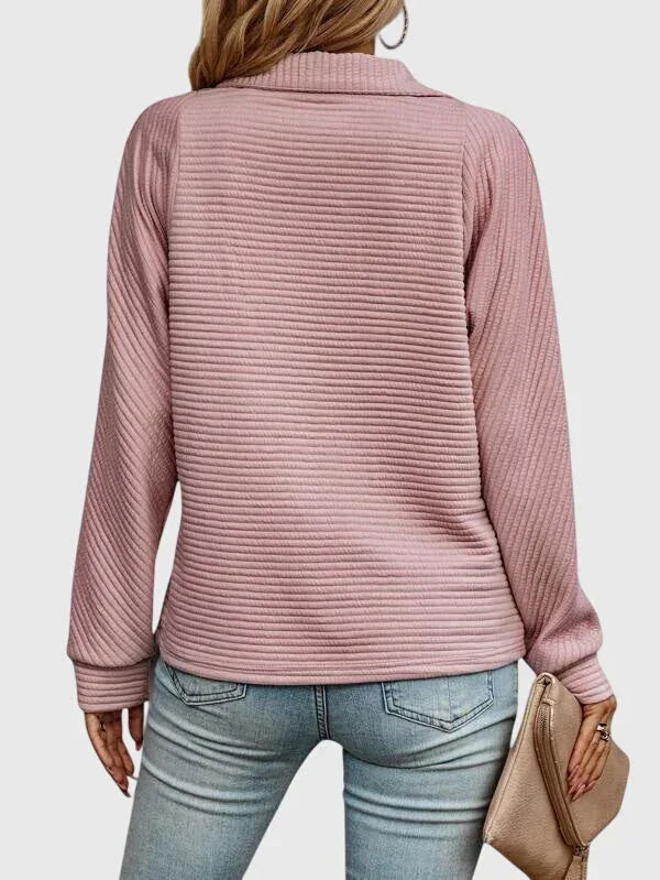 Abigail™ | Elegant Sweater with Zipper - Sarah and Emma Portland