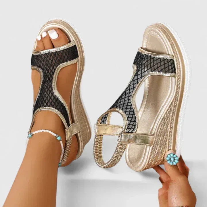 Jessica | Orthopedic Wedge Sandals - Sarah and Emma Portland
