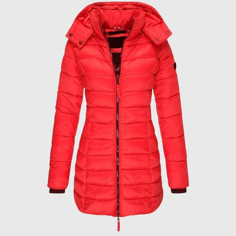 Elise™ - Long down jacket - Sarah and Emma Portland
