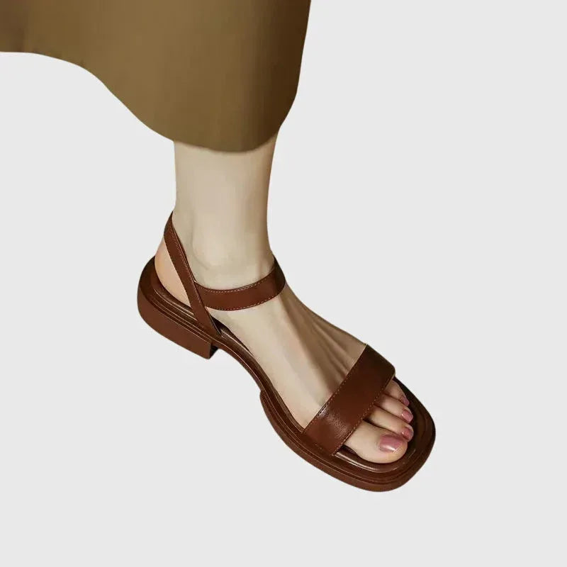 Lena | Leather Sandals - Sarah and Emma Portland