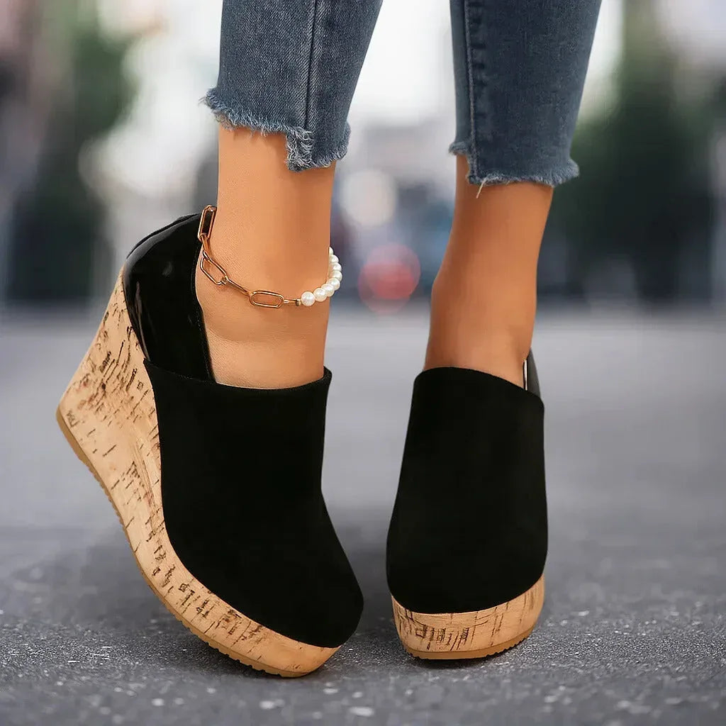 ANNABELLE WEDGE PLATFORMS - Sarah and Emma Portland