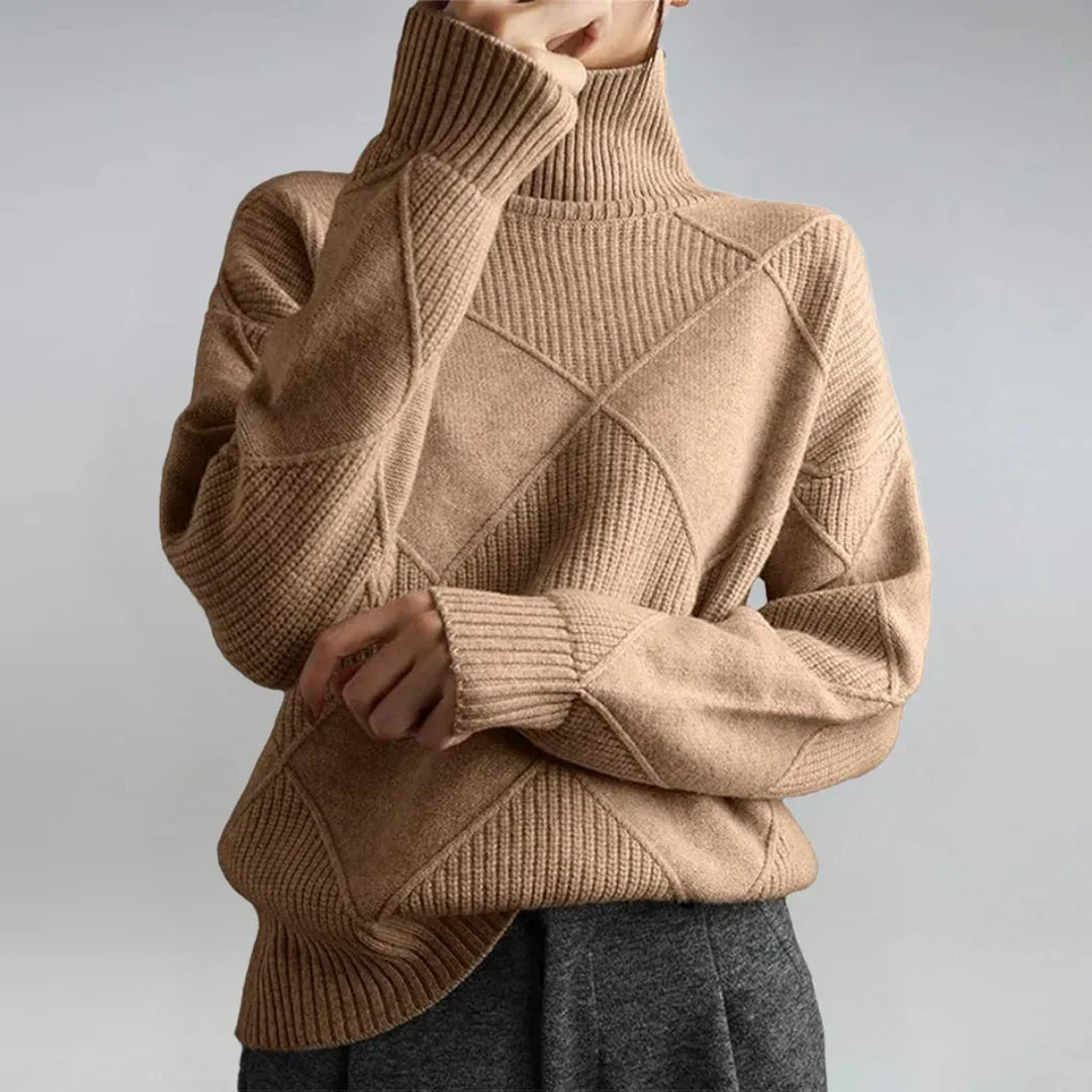 Anne | Luxe Turtleneck Sweater - Sarah and Emma Portland