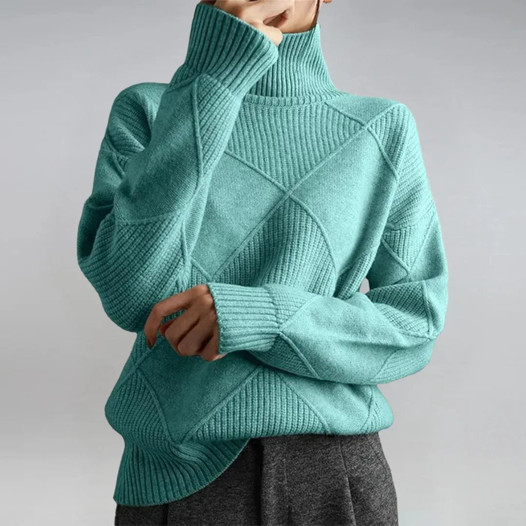 Anne | Luxe Turtleneck Sweater - Sarah and Emma Portland