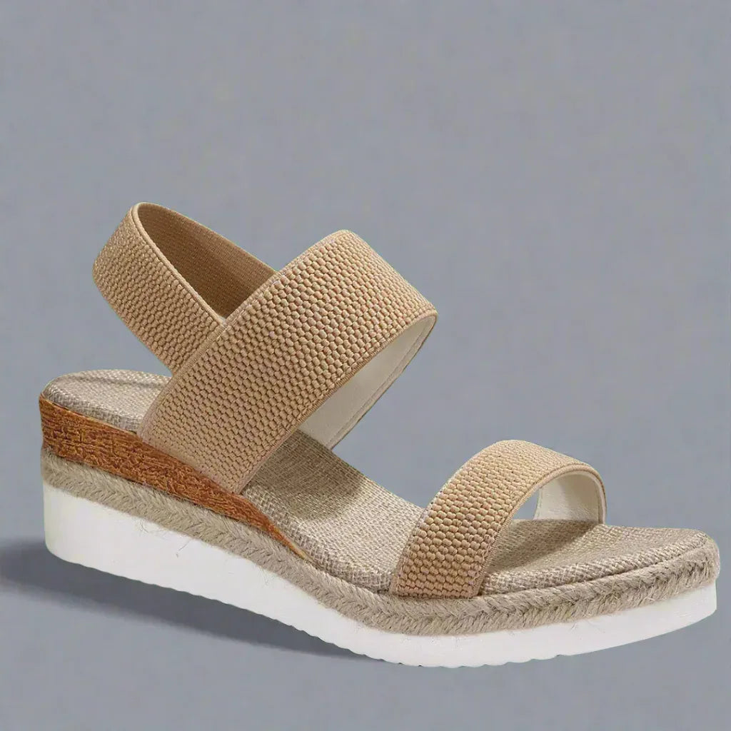 Alessia | Black Platform Sandals - Sarah and Emma Portland
