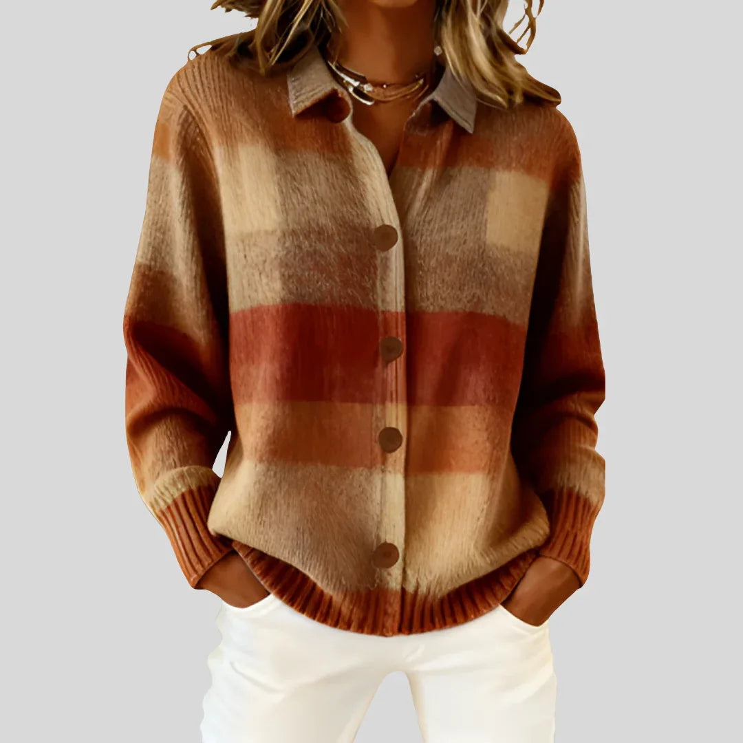 Isalune | Classic Tartan Cardigan