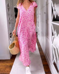 Glaiza | V-Neck Maxi Dress - Sarah and Emma Portland