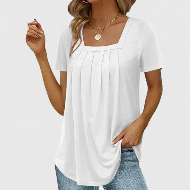 Lenabria | Elegant Summer Blouse - Sarah and Emma Portland