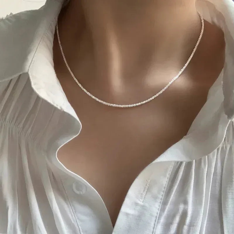 Elegance Clavicle Necklace - Sarah and Emma Portland