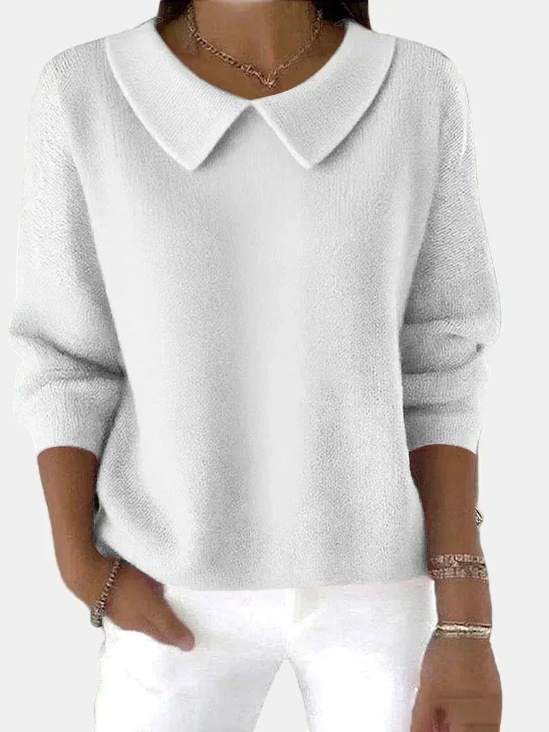 Lynn | Classic Collared Sweater - Sarah and Emma Portland