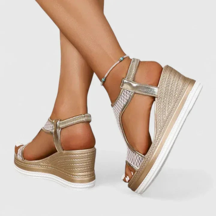 Jessica | Orthopedic Wedge Sandals - Sarah and Emma Portland