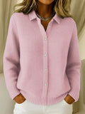 Katrina – Textured Knit Button Cardigan - Sarah and Emma Portland