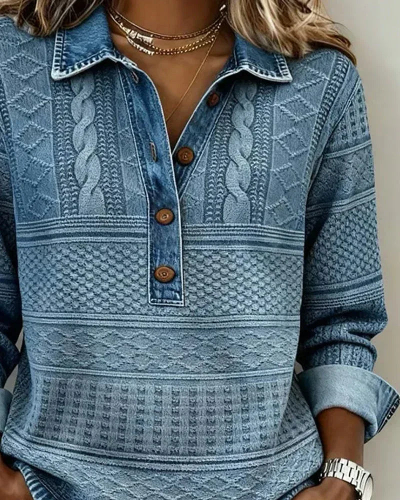 Gwen – Relaxed Half-Breasted Jumper - Sarah and Emma Portland