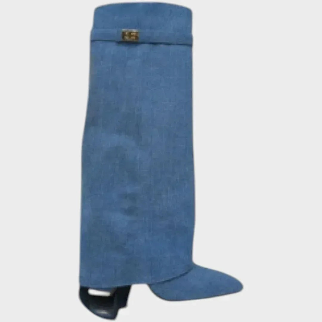 Lunara | High-Cut Suede Boots - Sarah and Emma Portland