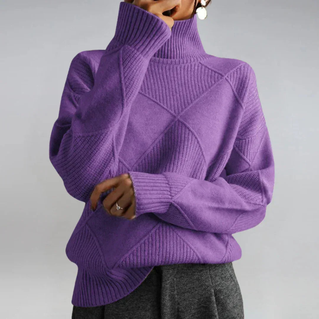 Anne | Luxe Turtleneck Sweater - Sarah and Emma Portland