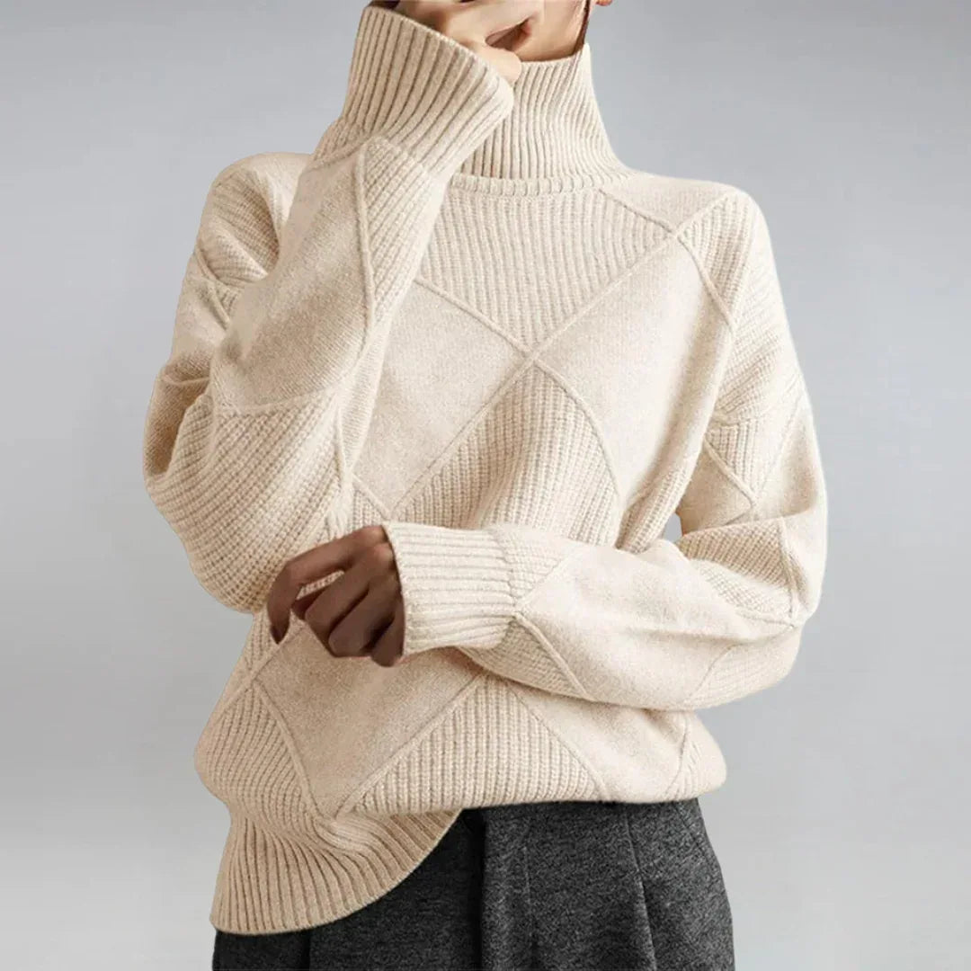 Anne | Luxe Turtleneck Sweater - Sarah and Emma Portland