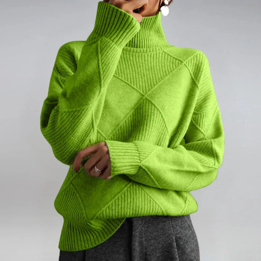Anne | Luxe Turtleneck Sweater - Sarah and Emma Portland