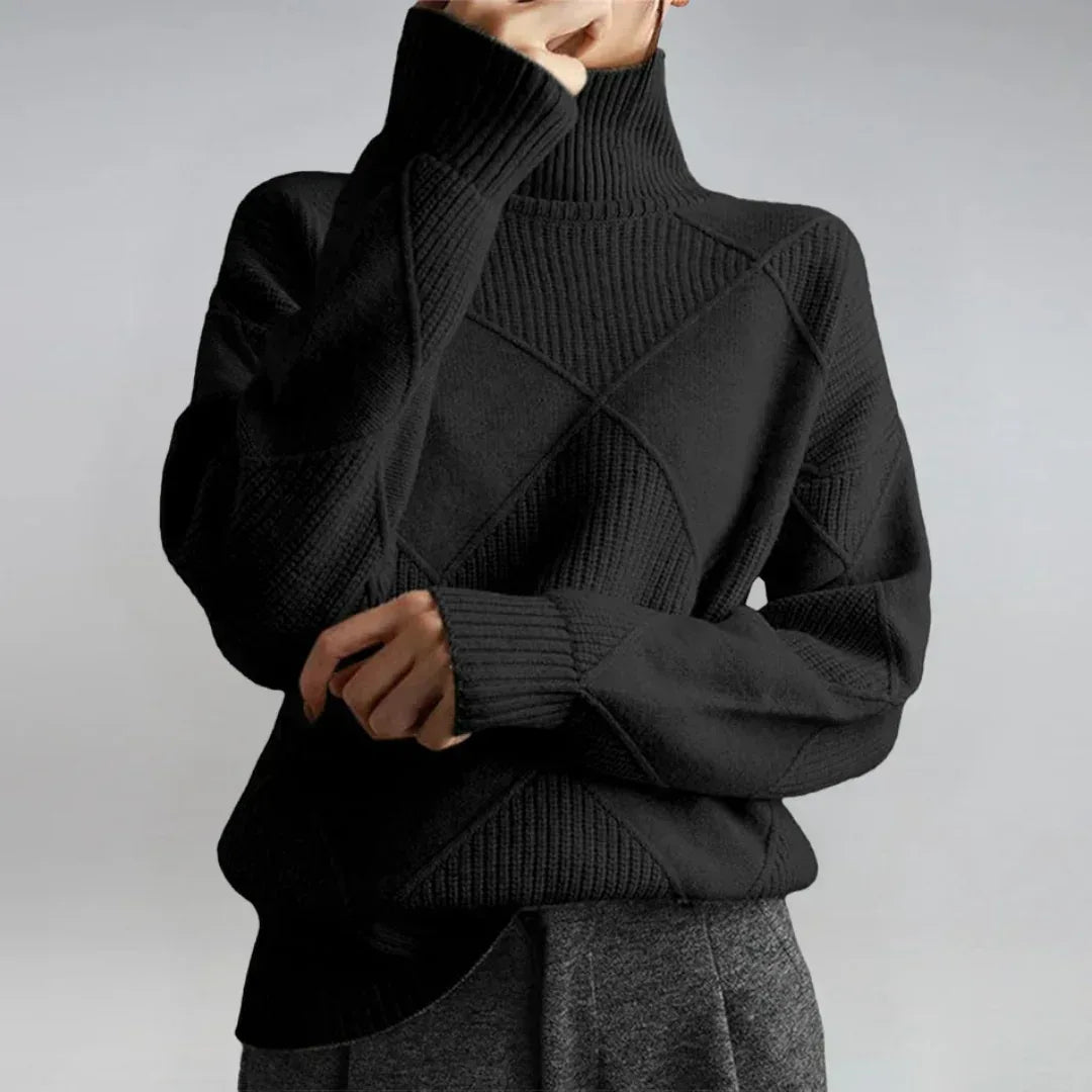 Anne | Luxe Turtleneck Sweater - Sarah and Emma Portland