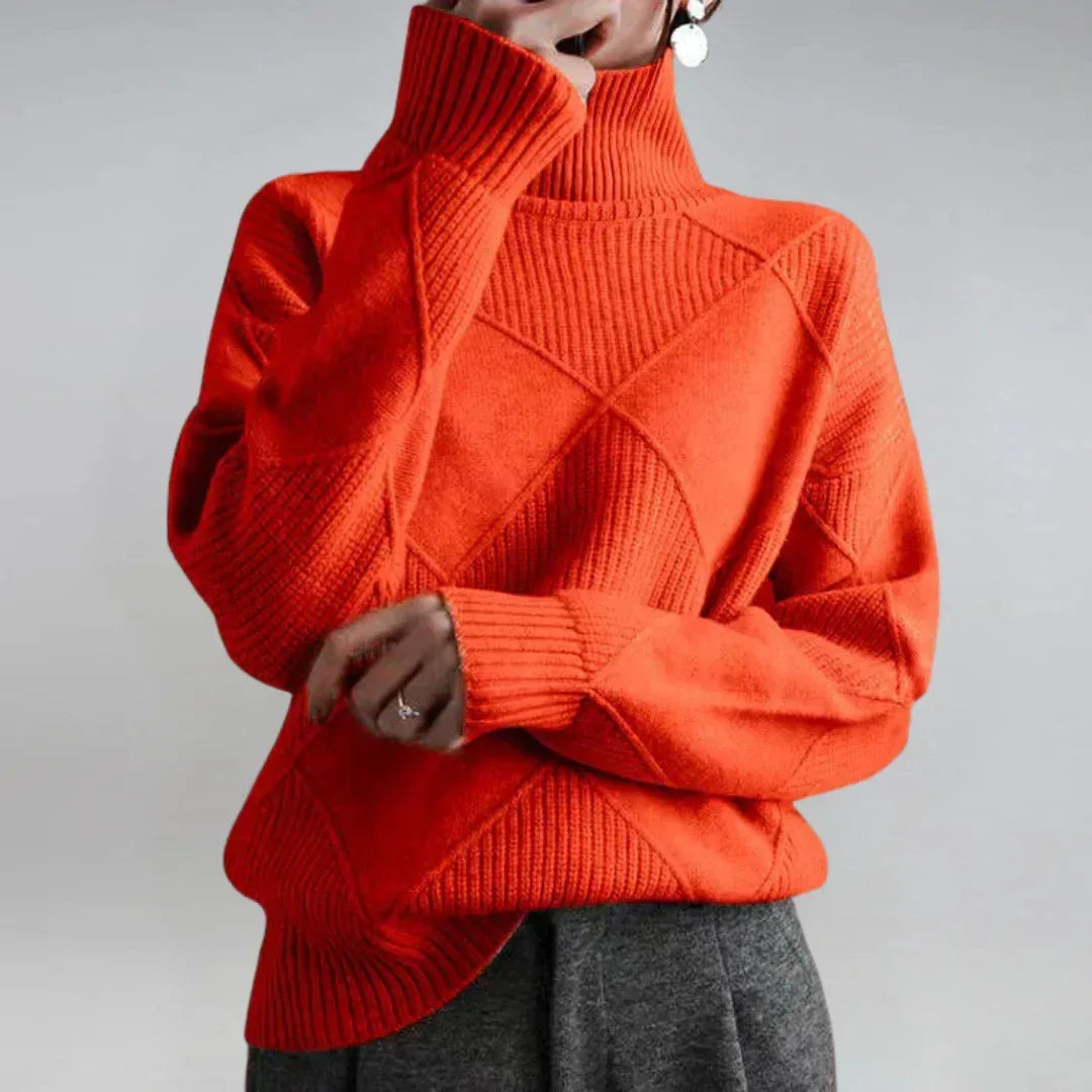 Anne | Luxe Turtleneck Sweater - Sarah and Emma Portland