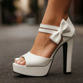 BELLA BOW STILETTOS - Sarah and Emma Portland