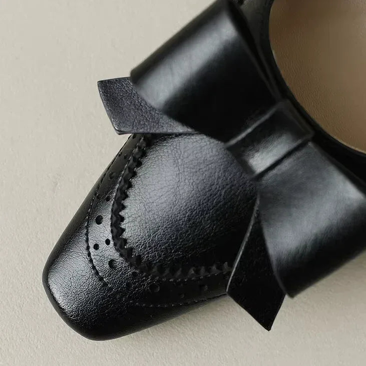 MELENA BOW HEELS - Sarah and Emma Portland