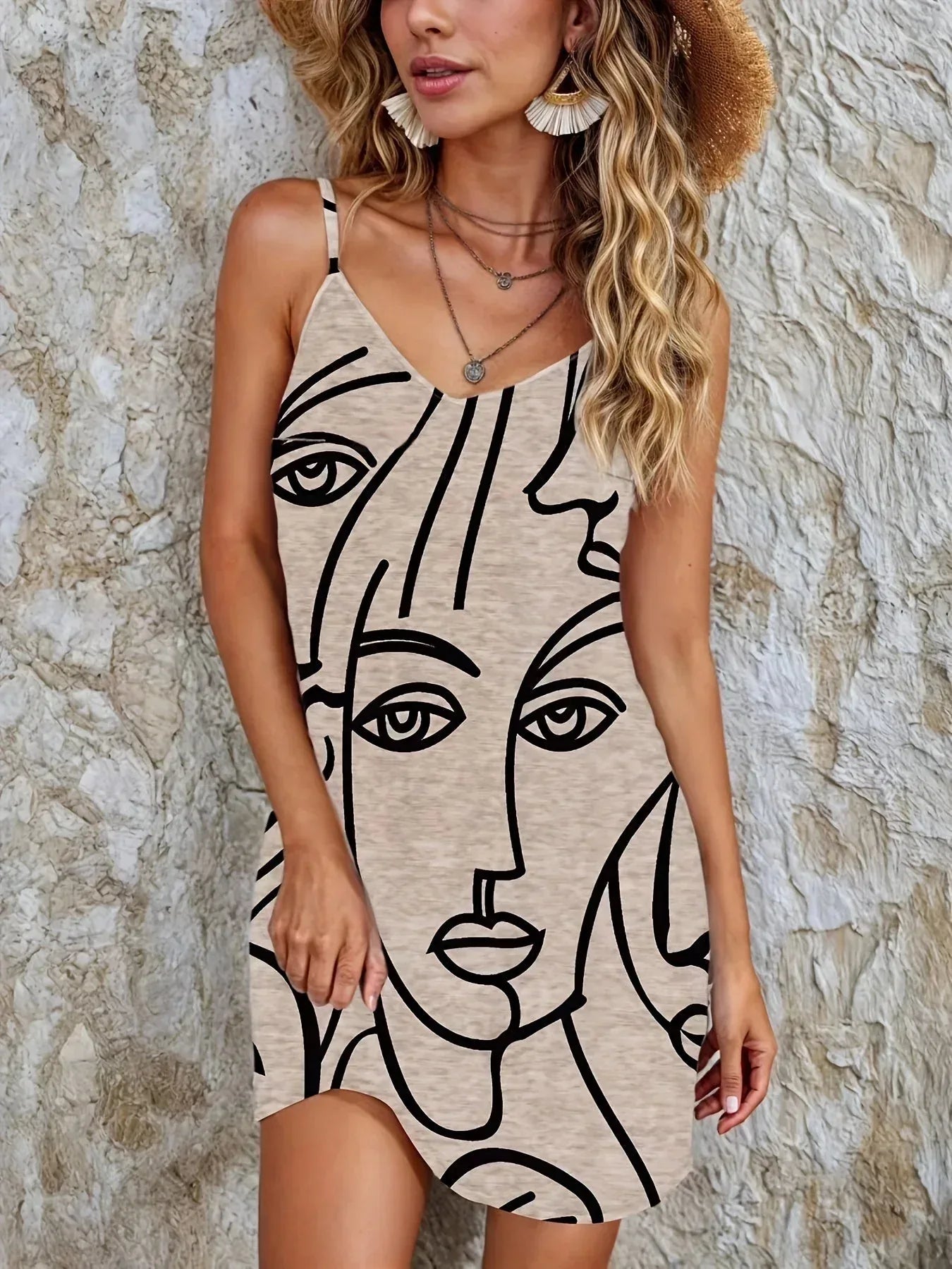 Everly | Portrait Dress with Spaghetti Straps - Sarah and Emma Portland