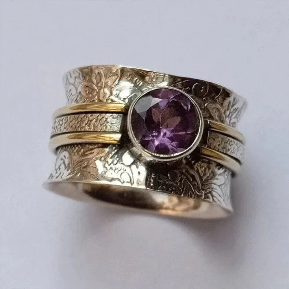 Bohemian Crystal Meditation Ring - Sarah and Emma Portland