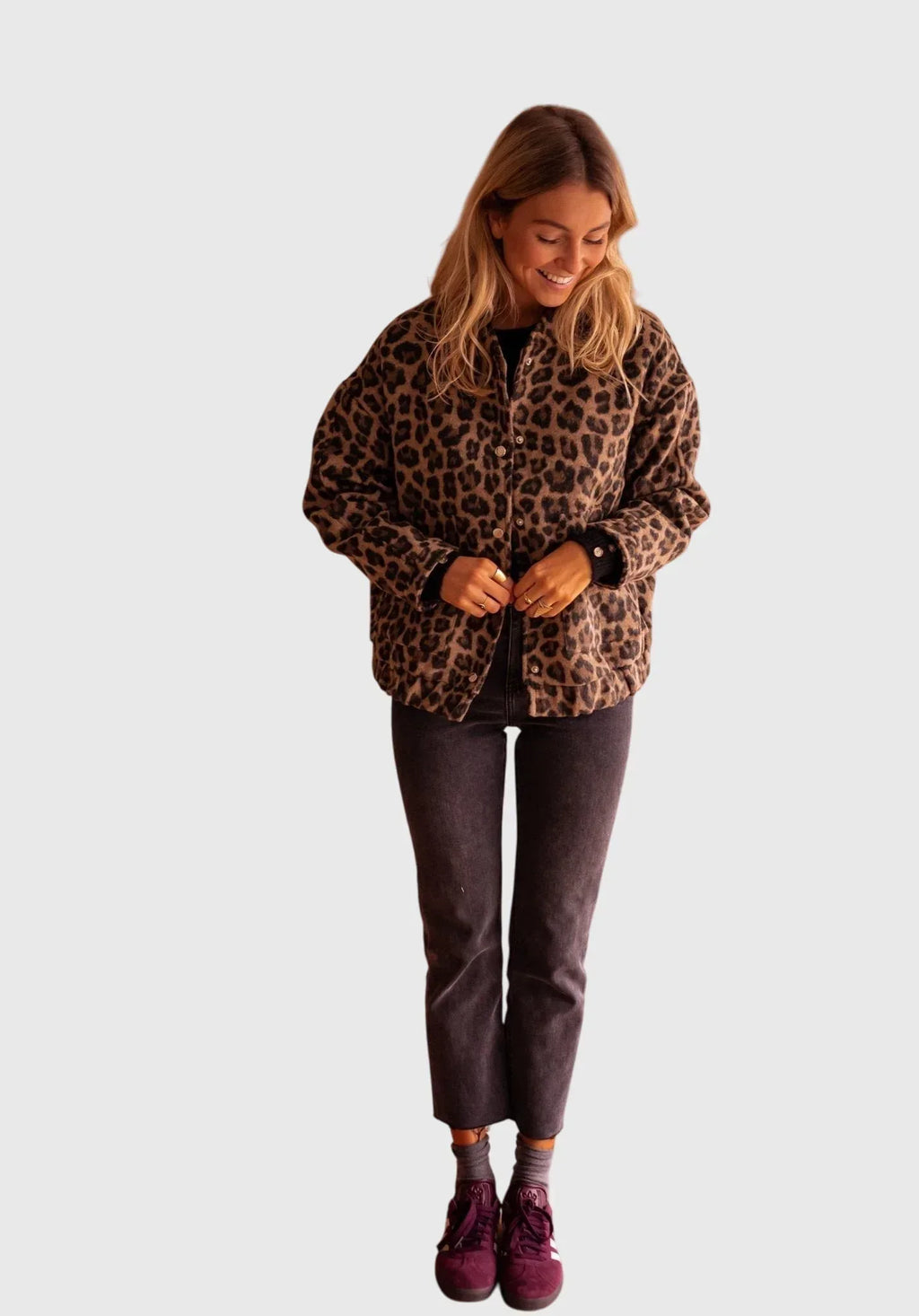 Elodie | Stylish Leopard Print Jacket - Sarah and Emma Portland