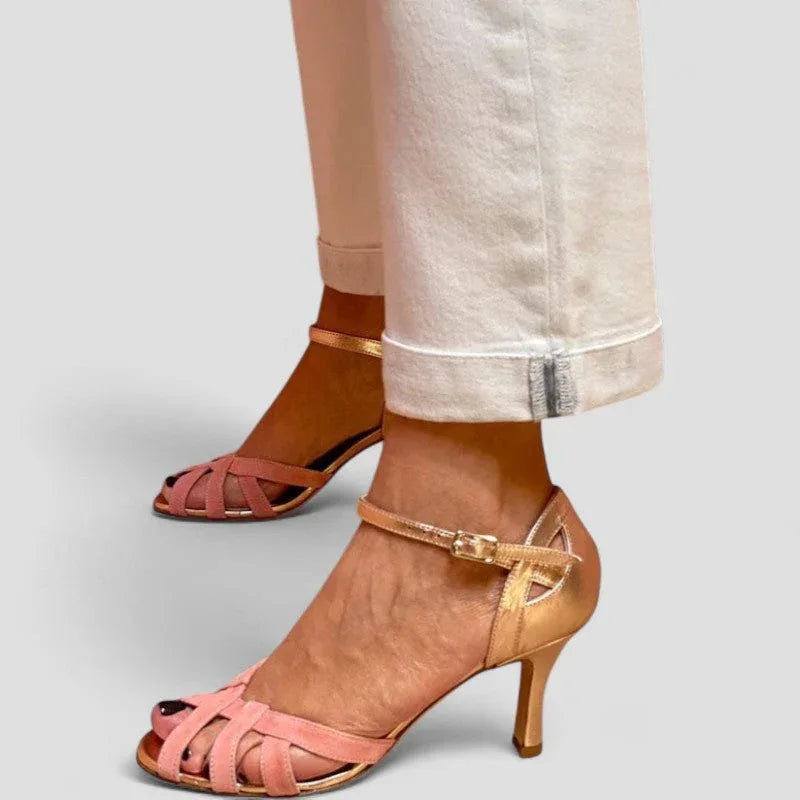 Calista | Kitten Heels with Open Toe™ - Sarah and Emma Portland