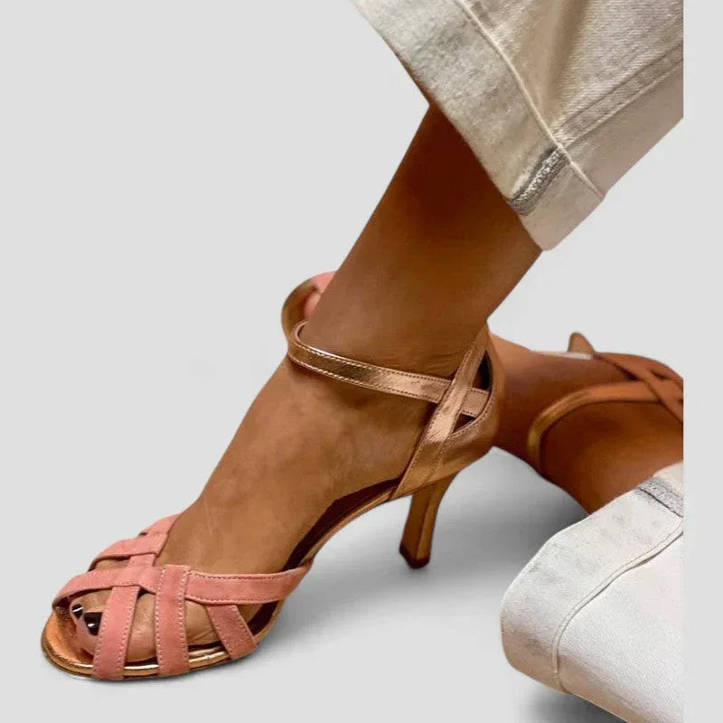 Calista | Kitten Heels with Open Toe™ - Sarah and Emma Portland