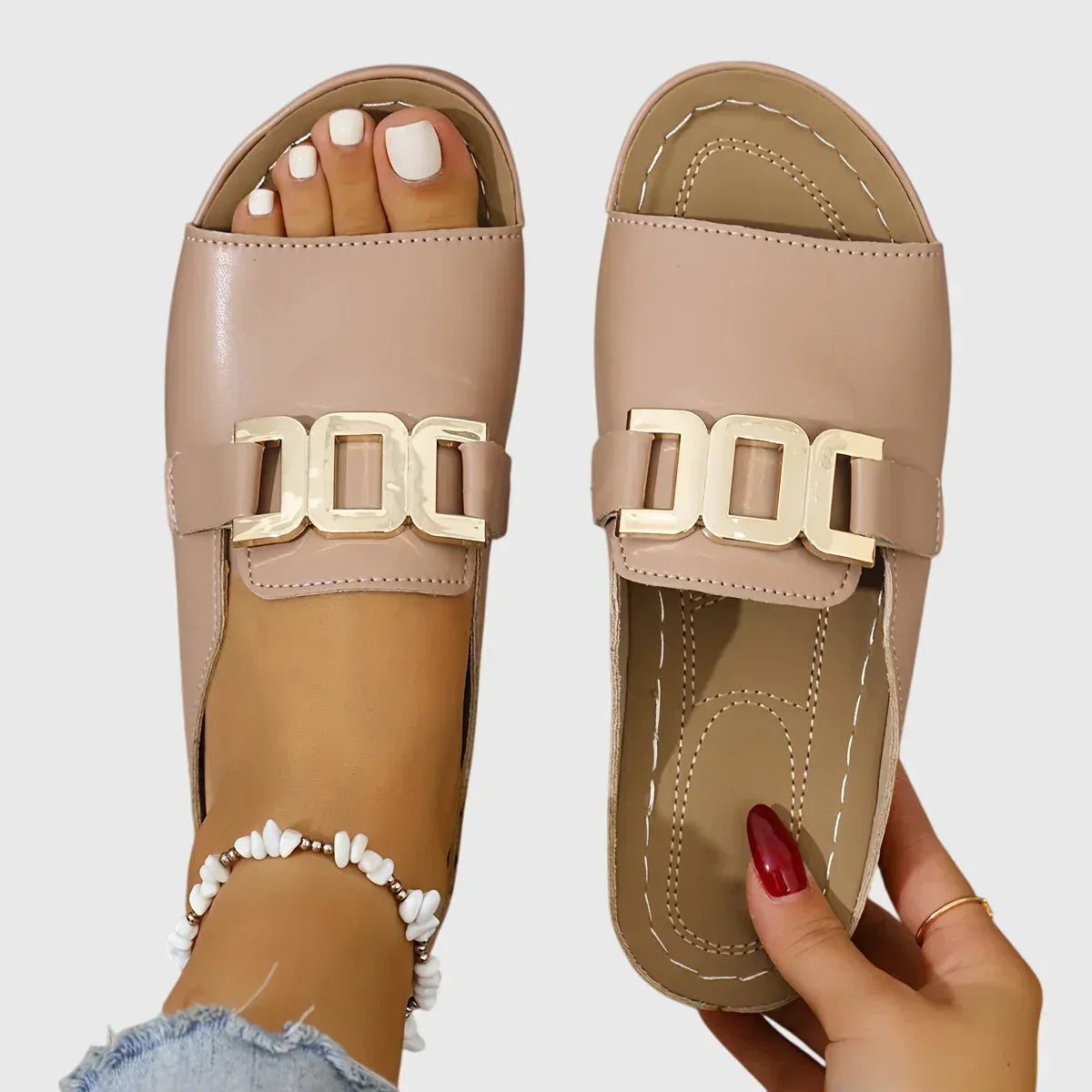 Kathryn™ | Comfy Buckle Sandals - Sarah and Emma Portland