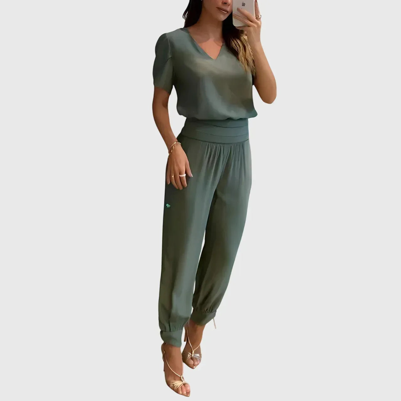 Jennifer™ | Stylish Blouse and Pants Set - Sarah and Emma Portland