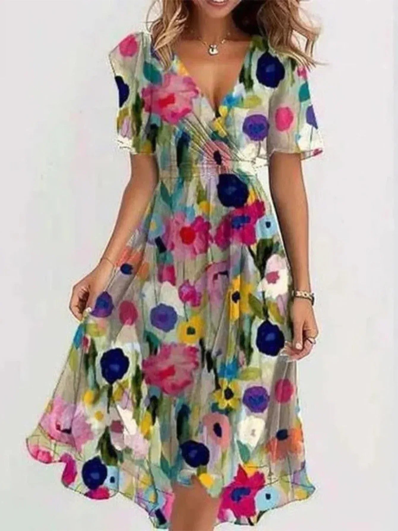 Matilda™ | Summer Dress With Belly Cover - Sarah and Emma Portland