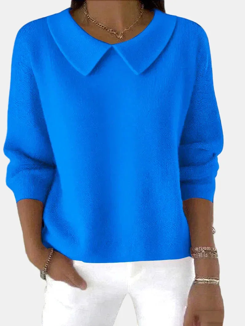 Lynn | Classic Collared Sweater - Sarah and Emma Portland