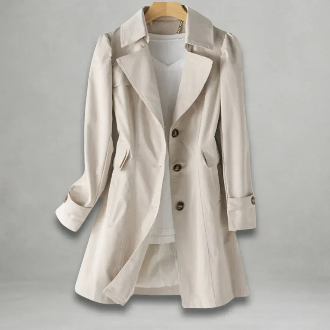Jamie | Elegant Autumn Trench Coat - Sarah and Emma Portland